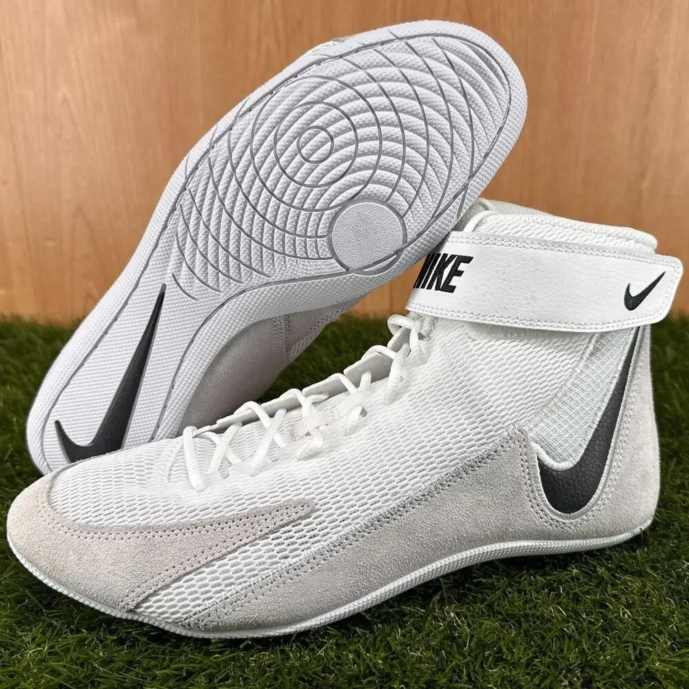 Nike Speedsweep 8 Photon Dust Black Wrestling Shoes HF9132-100 Men's Size 10